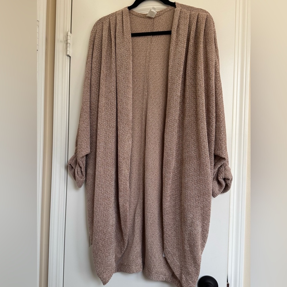 NWOT LAWLESS Women's Cozy Dolman Chenille Duster Cardigan Size S